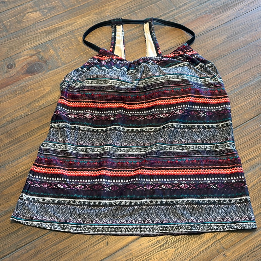 NWT Kona Sol Tankini Top Sz S